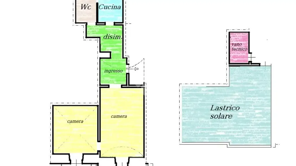 Floor Plan - Historic Casa di Corte in Polignano a Mare