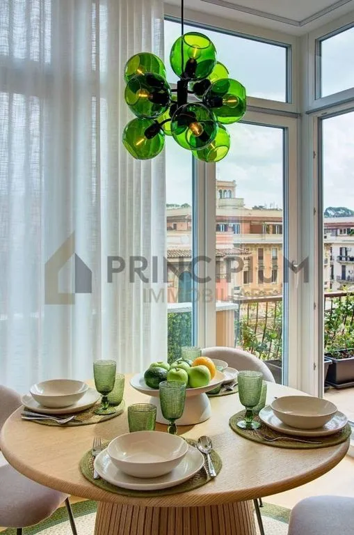 Salle à manger - Luxury Penthouse with Terrace in Rome
