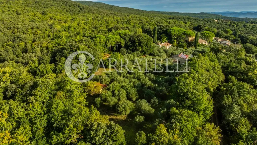 Vue aérienne - Luxury Farmhouse with Pool in Monteriggioni