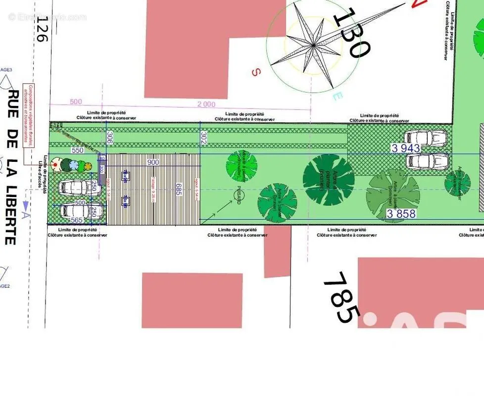 Plaan - Approved Plot with Permitted Construction in Mantes-La-Jolie