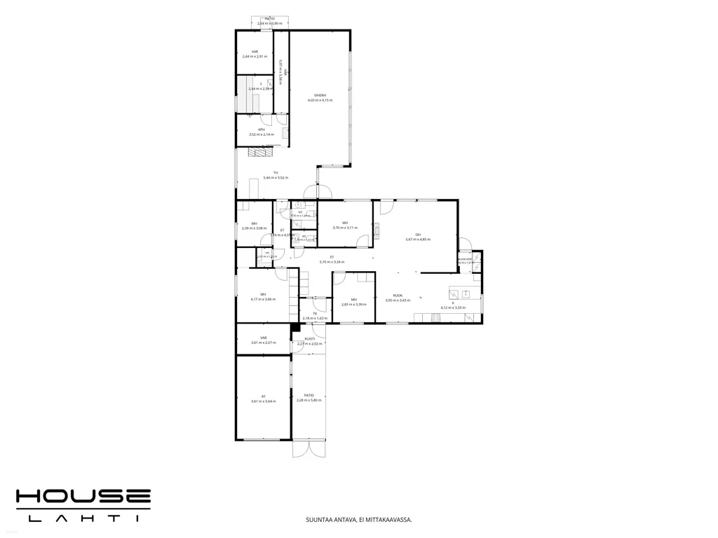 Plan - Detached House with Pool in Lahti Patomäki