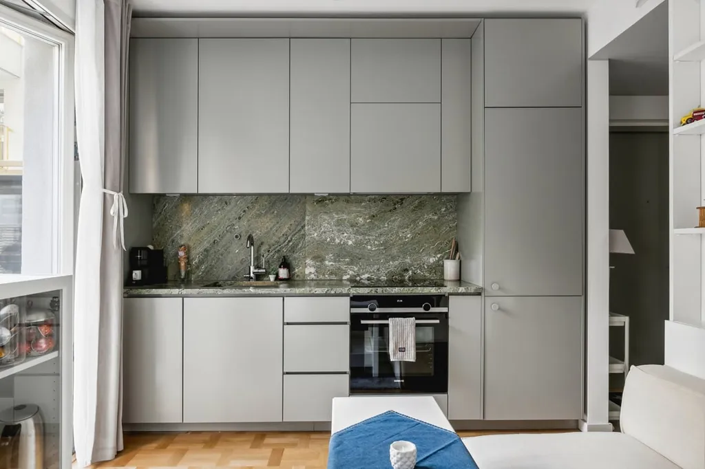 Köök - Apartment with Generous Terrace in Sundbyberg