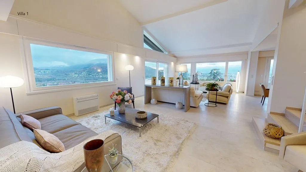 Soggiorno - Luxury Villa with Panoramic Views in Vétraz-Monthoux