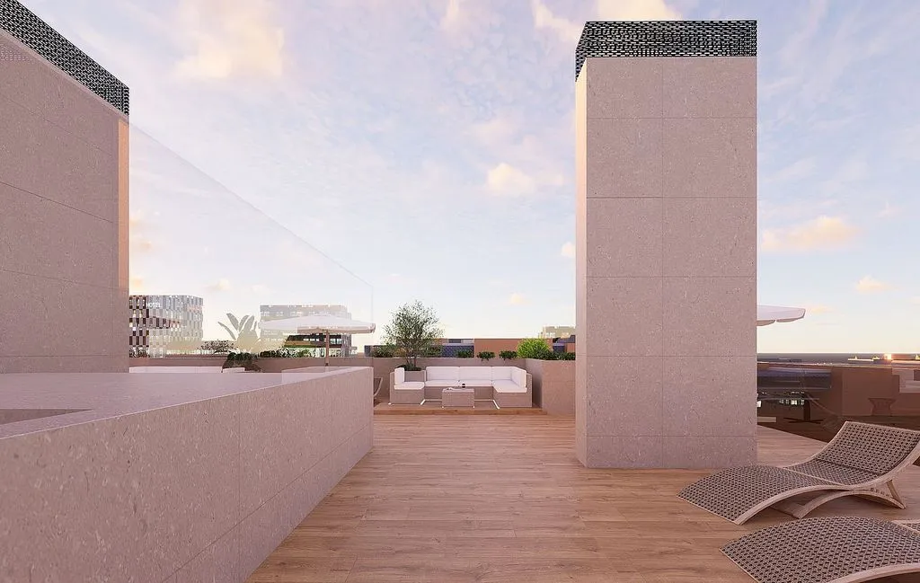 Terrasse - New Flat with Pool in Monteagudo