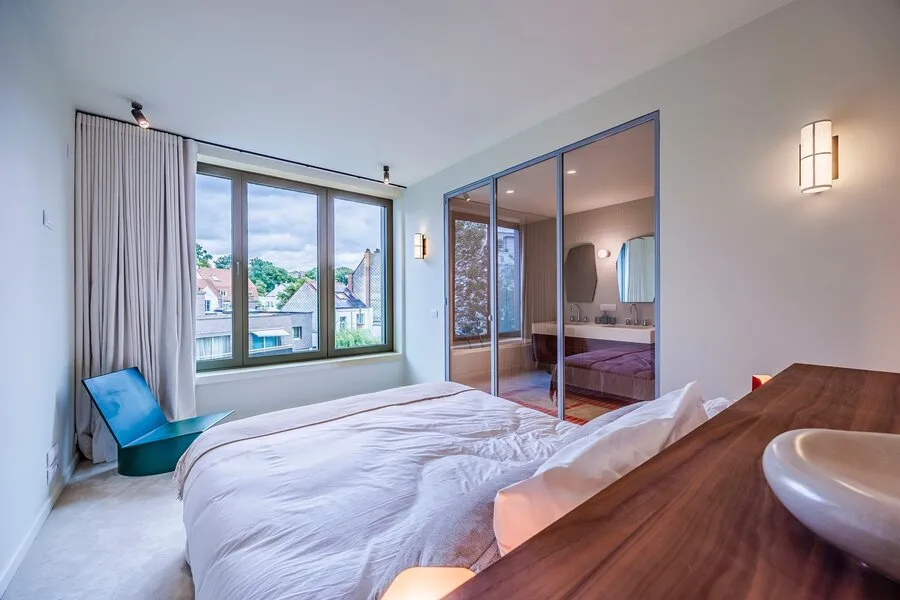 Chambres - Penthouse Moderne avec Vue Imprenable à Ukkel
