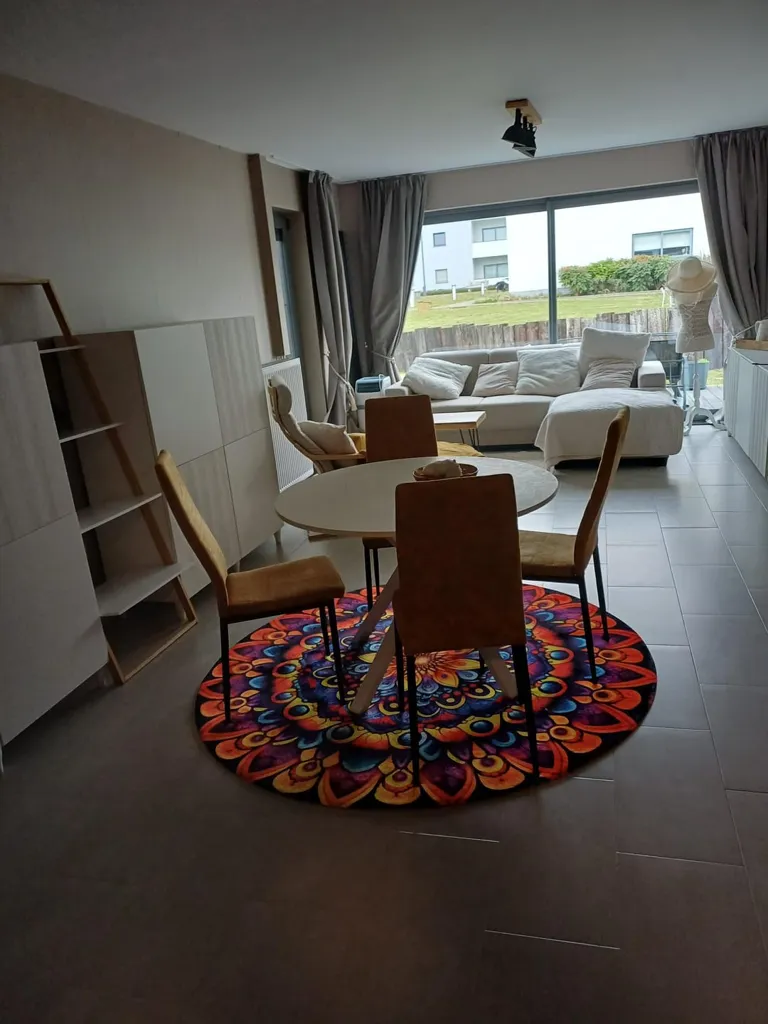 Soggiorno - Ground Floor Apartment with Terrace in Maldegem