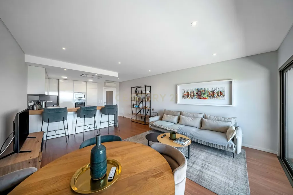 Living Room - Modern Apartment with Sea View in Albufeira