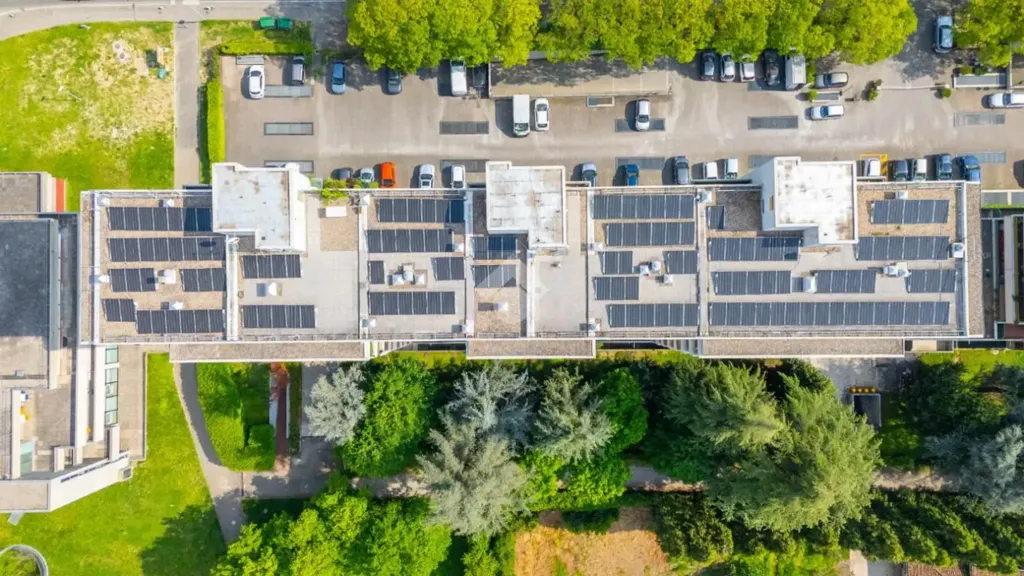 Aerial - Rusticated Apartment with Panoramic View in Reggio Emilia