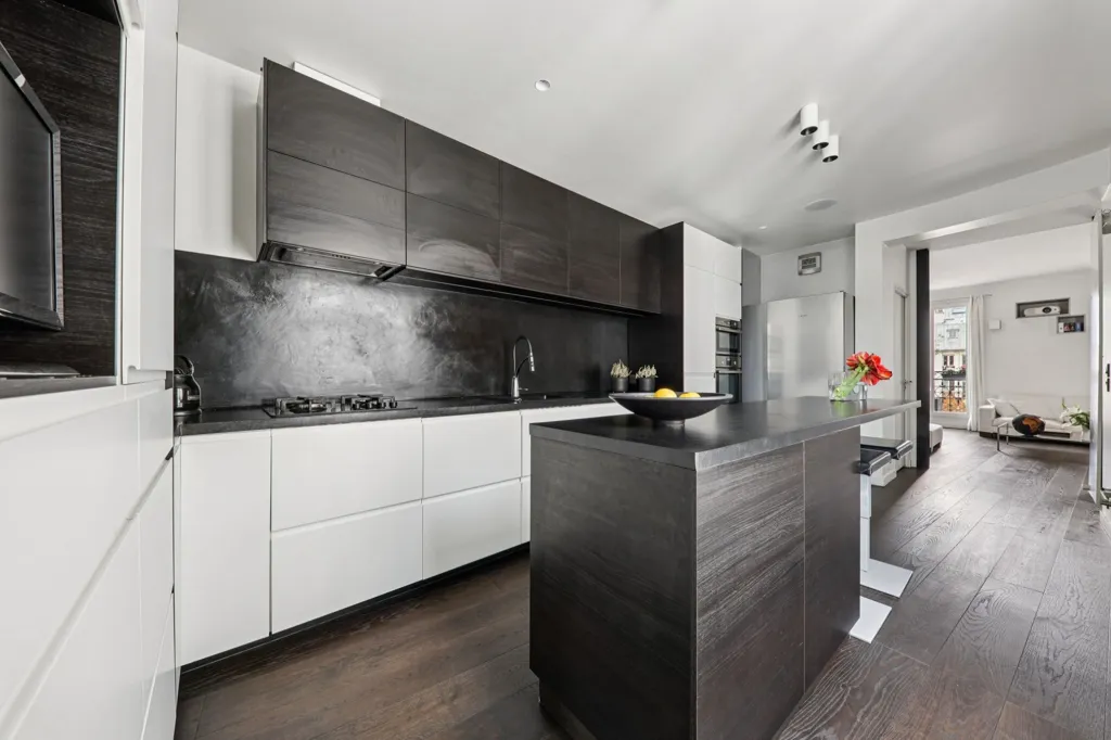 Köök - Luxury Duplex with Balcony in Paris 5th