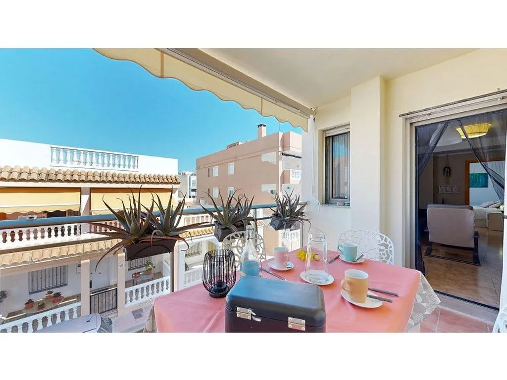 Balcon - 1-Bedroom Apartment with Terrace in Chilches