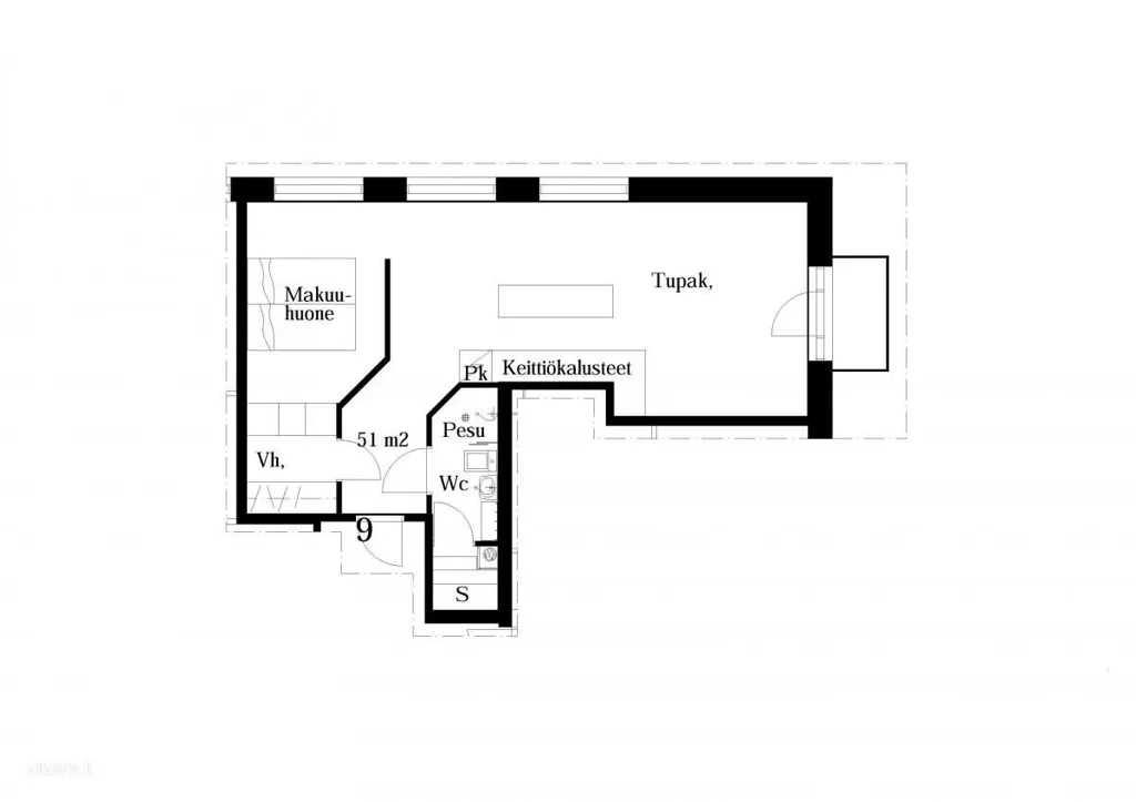 Plaan - Apartment with Sea View in Heinola