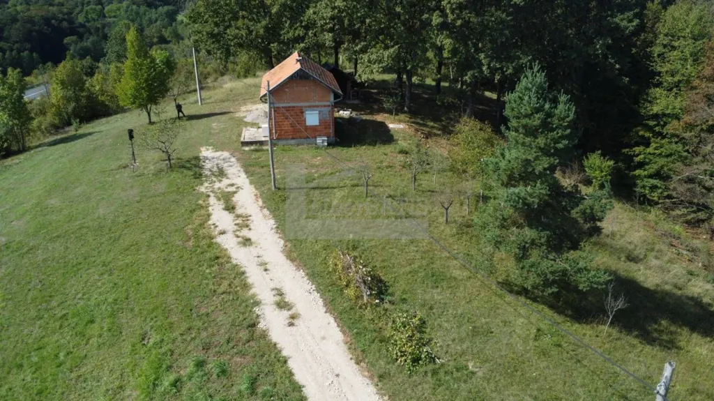 Õhuvaade - Country House with Garden in Veljun, Slunj