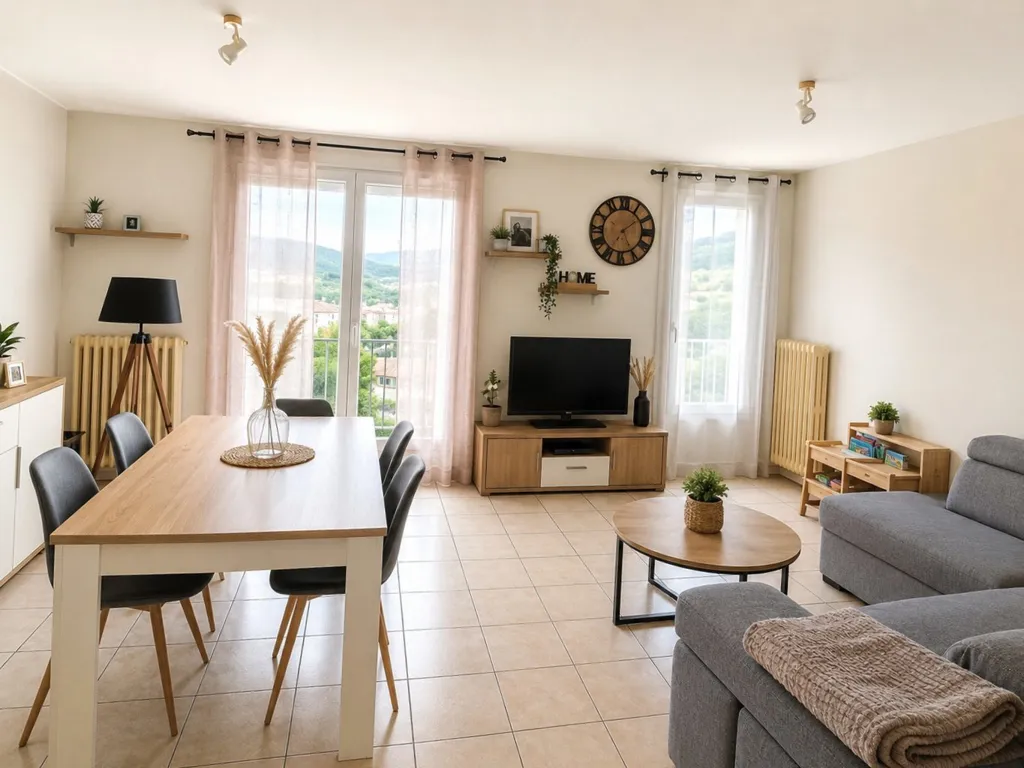 Salle à manger - Appartement T3 avec Balcon à Beaumont