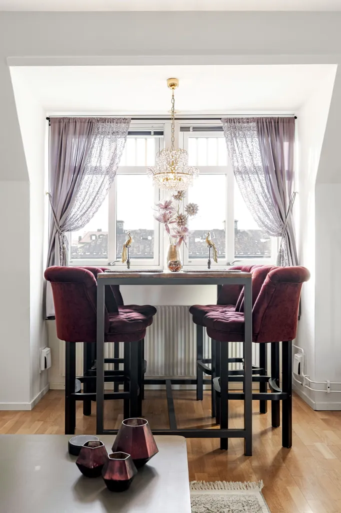 Comedor - 1.5-Room Apartment with High Ceilings in Linköping