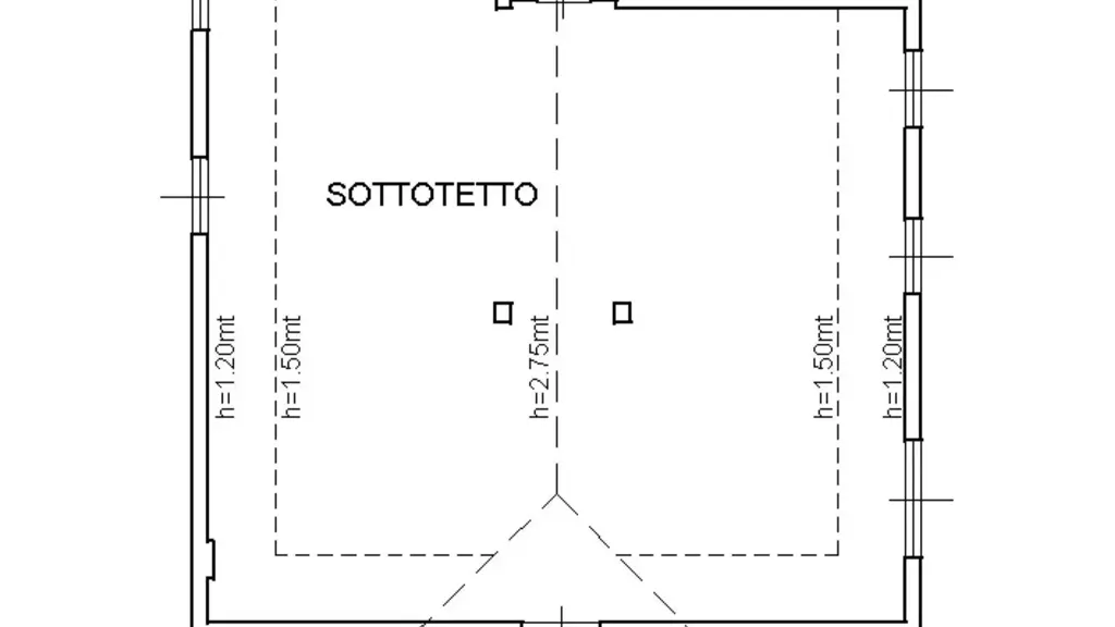 Plan - Villa with Garden in Osio Sopra