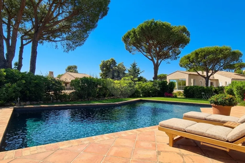 Pool - Villa with Sea View and Pool in Sainte-Maxime