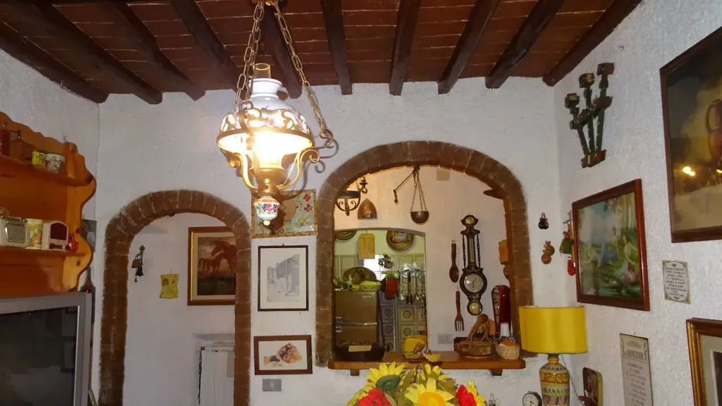 Salle à manger - Rustic Terraced House with Garden in Montespertoli