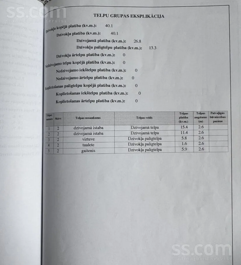 2-toaline korter asukohas Rēzekne un raj.