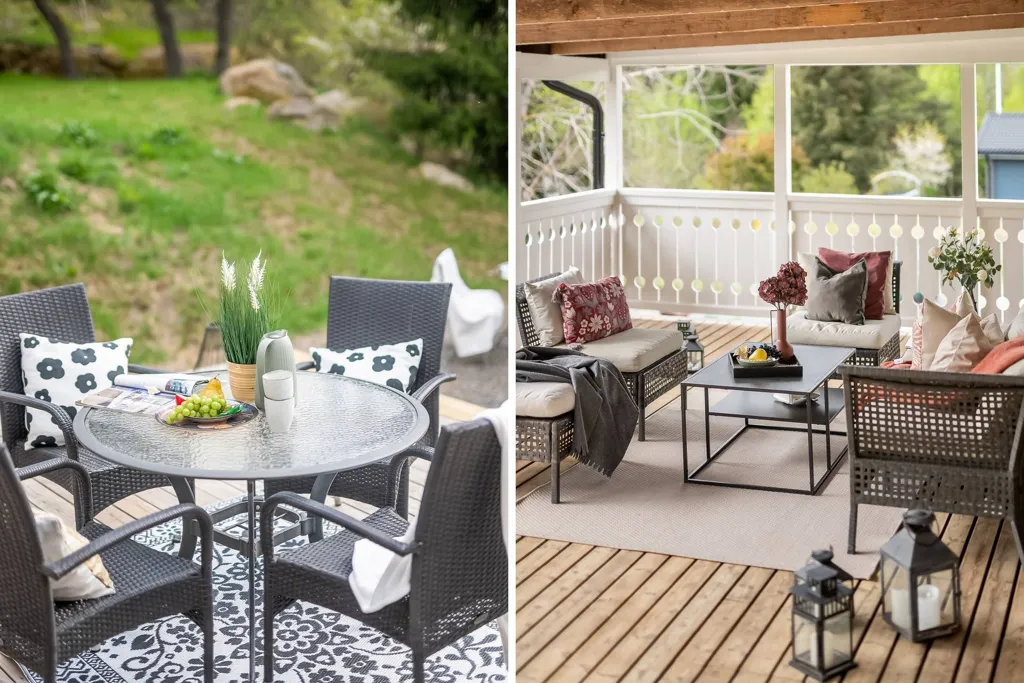 Terrasse - Renovated Villa with Fireplace in Grödby