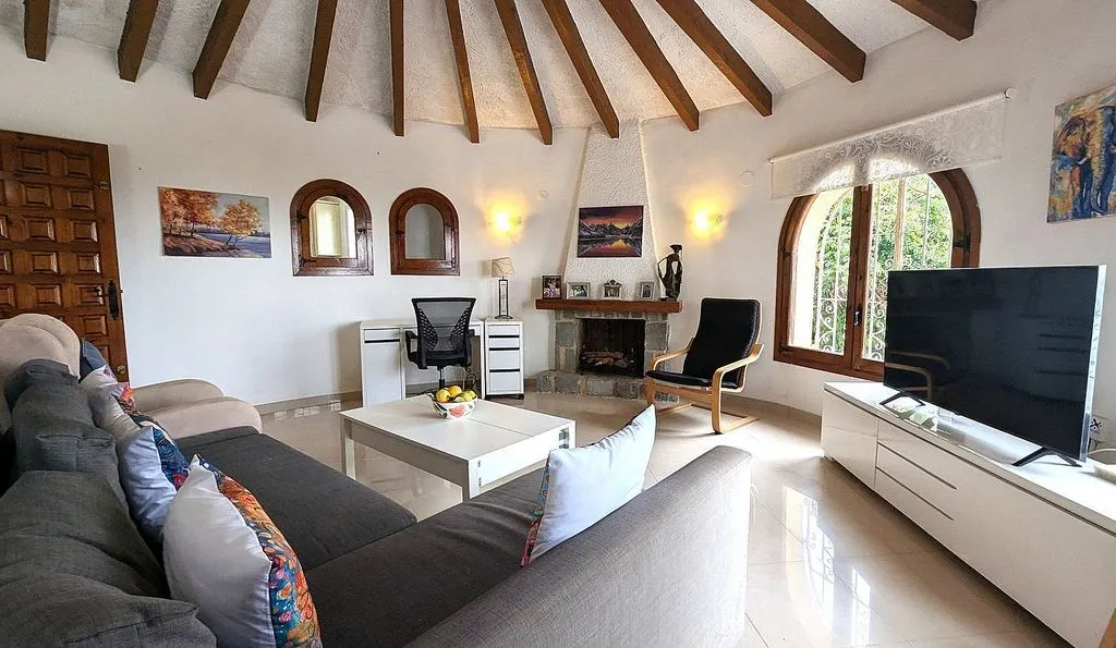 Séjour - Chalet with Sea View and Pool in Jávea