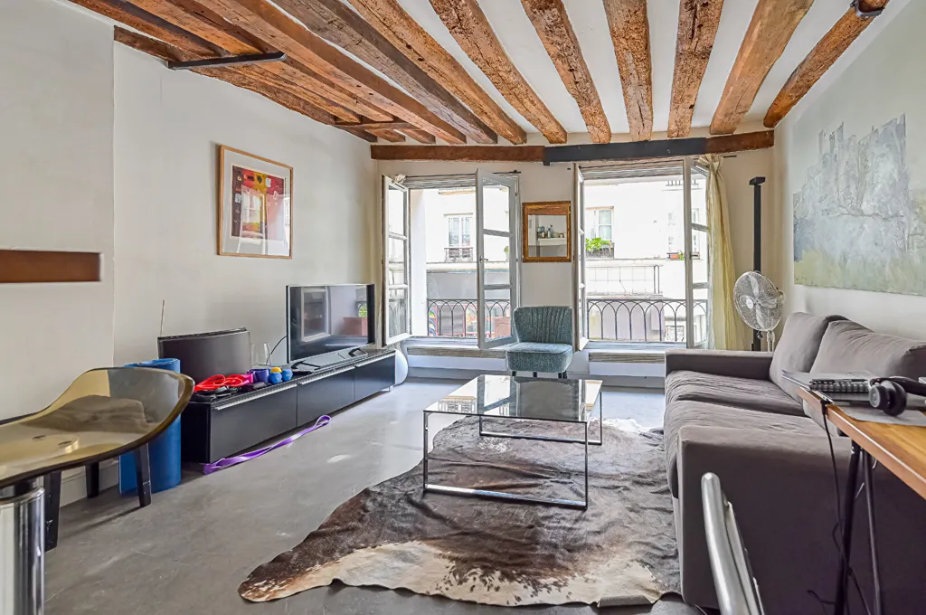 Elutuba - Charming 2-Piece Flat with Terrace in Paris 3e