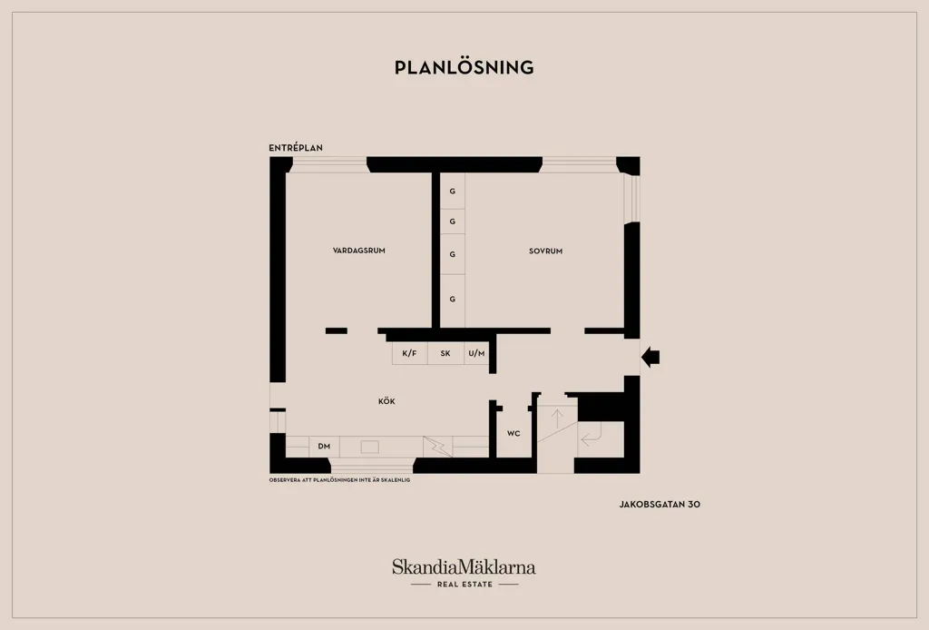 Plan - Funkis Villa with Pool in Kävlinge