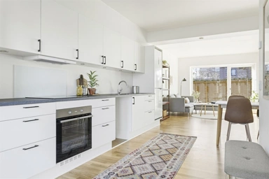 Köök - Modern Flat with Terrace in Nyborg