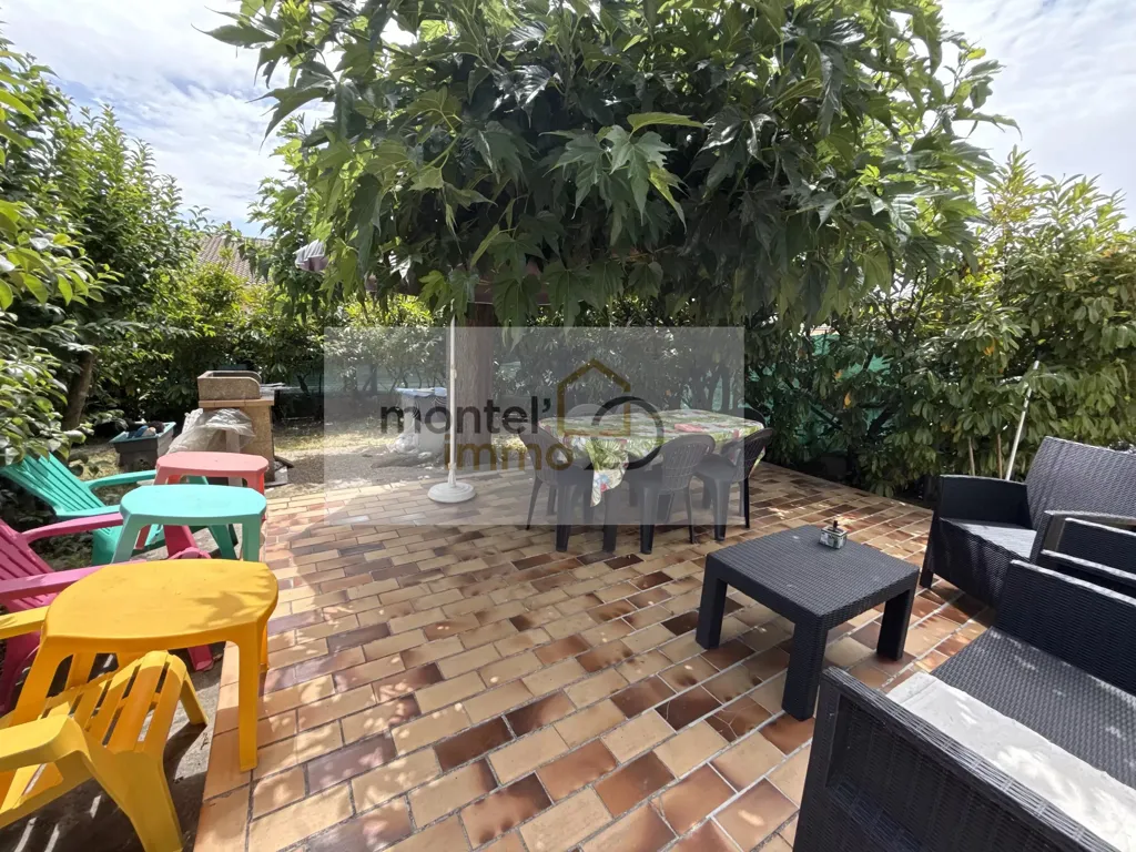 Terrace - Ground Floor House with Garden in Pracontal