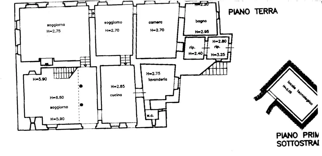 Floor Plan - Ancient Castle with Pool in Umbria