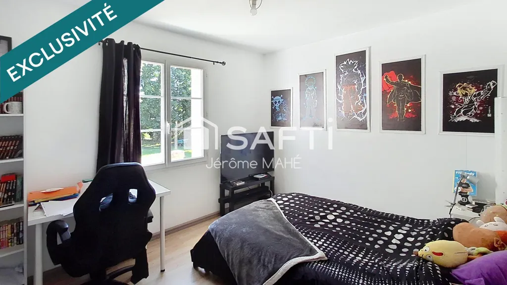 Bedrooms - House with Pool in Mougon