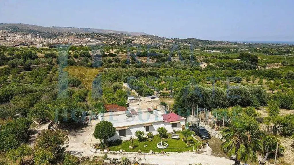 Vue aérienne - Villa with Lemon Grove near Noto