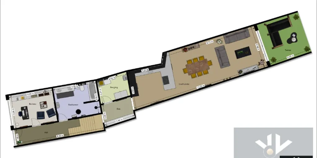 Planimetria - Fully Renovated, Energy-Efficient House near Hasselt