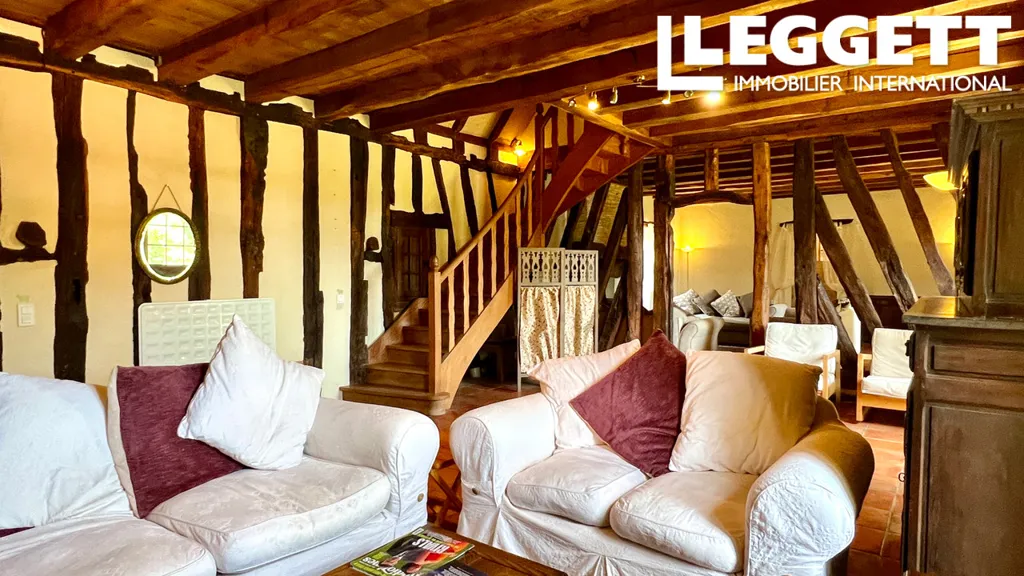 Living Room - Stone Farmhouse with Pool in Périgord