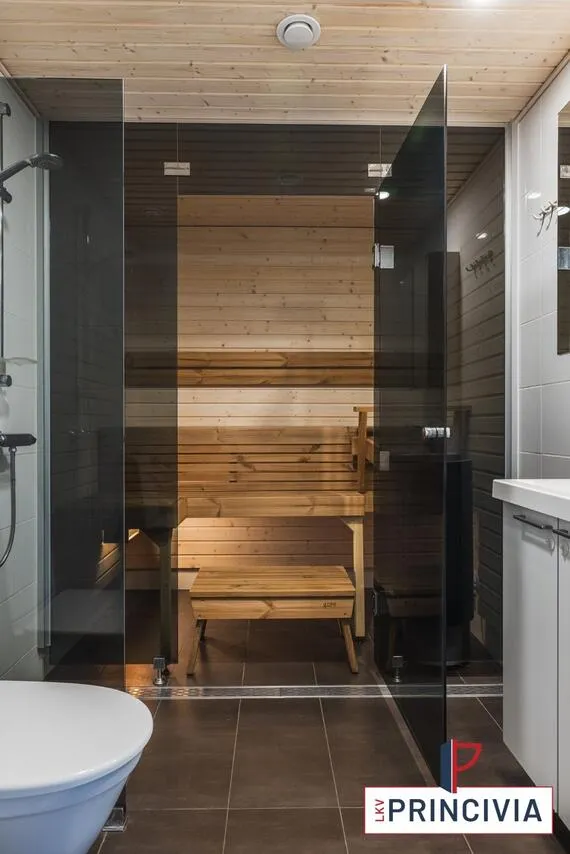 Bathrooms - Geothermal Loft with Sauna in Kerava