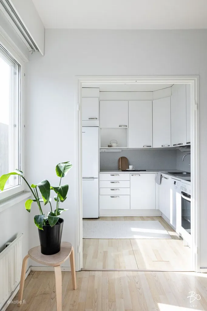 Cuisine - Apartment with Glazed Balcony in Lahti Centre