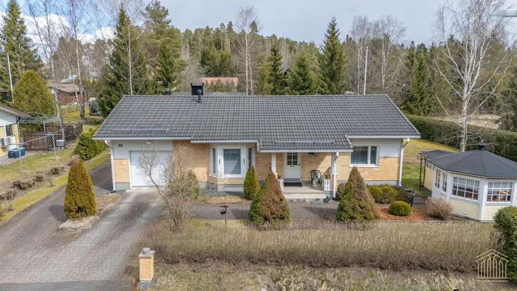 Vue aérienne - Detached House with Sauna in Pispala