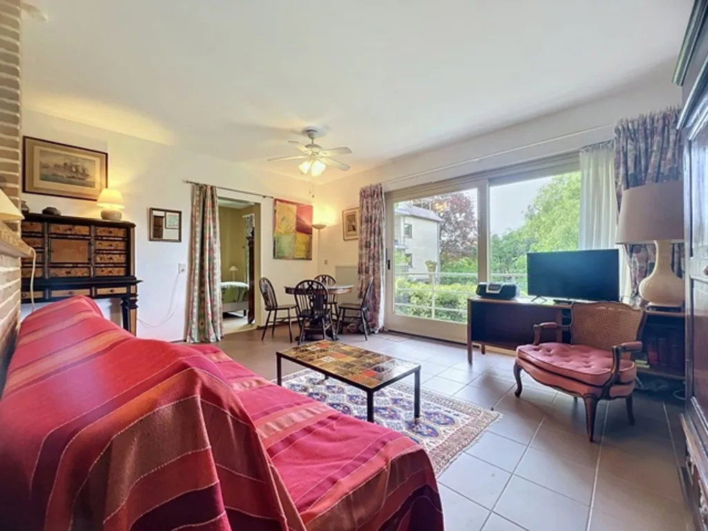 Living Room - Apartment with Garden-Facing Terrace in Tervuren