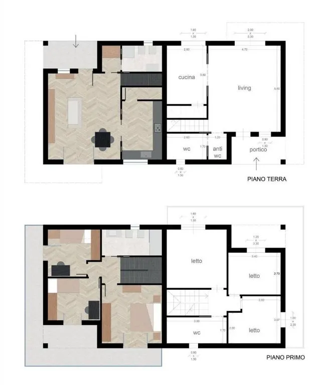 Plan - Luxury Villa with Solar Panels in Palermo
