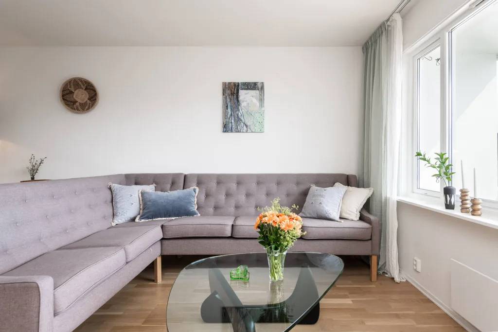 Elutuba - Modernised Apartment with South-West Balcony in Sarpsborg