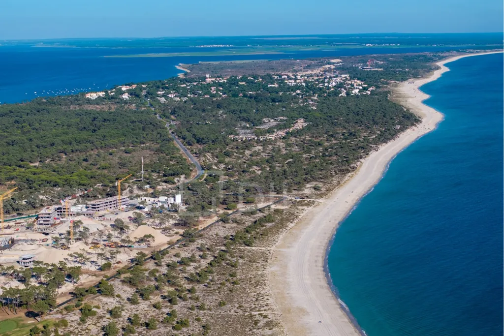 Aerial - Modern Villa with Sea View in Troia Resort
