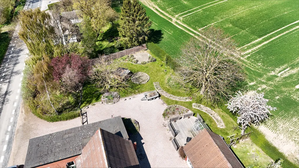 Õhuvaade - Historic Villa with Garden in Rudkøbing