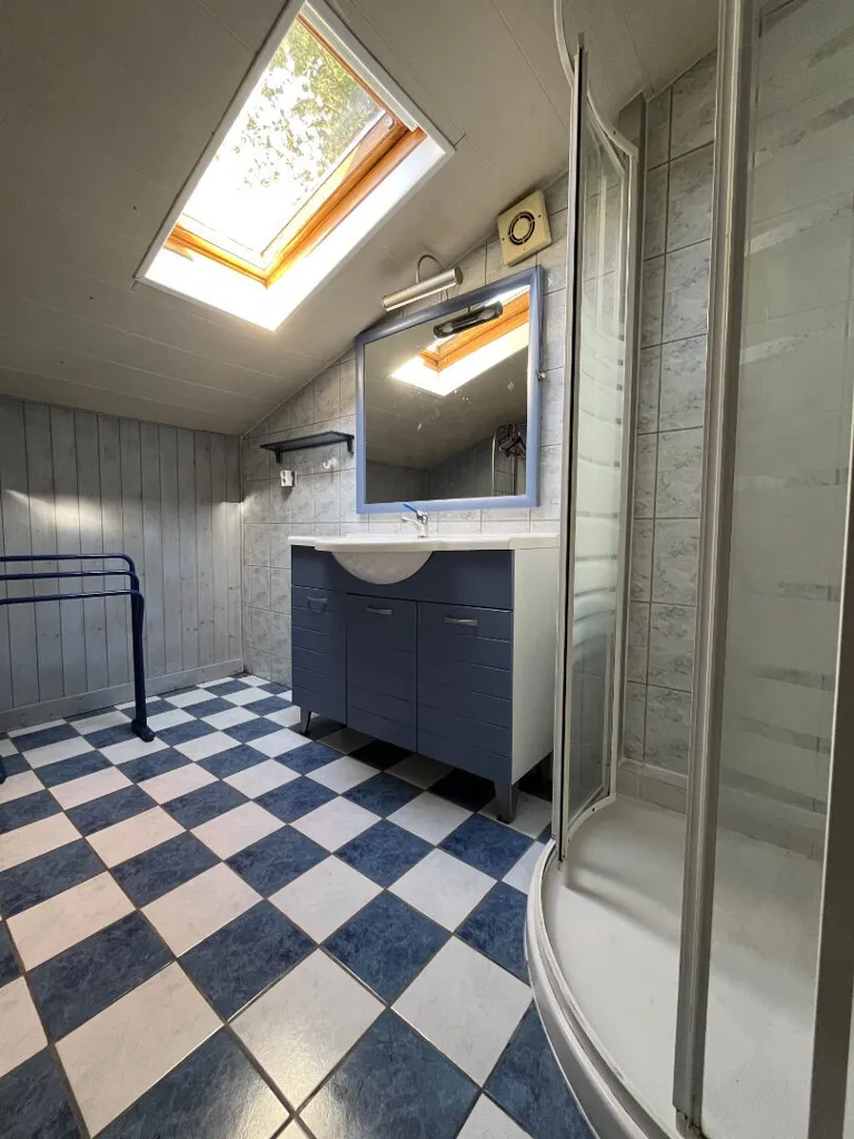 Salles de bain - Maison avec Jardin et Atelier à Roannes St Mary