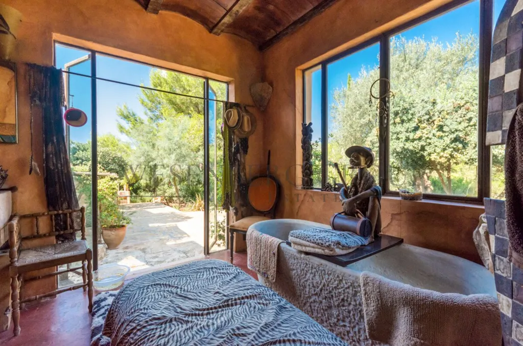 Salles de bain - Historic Chalet with Pool and Terrace in Sant Josep