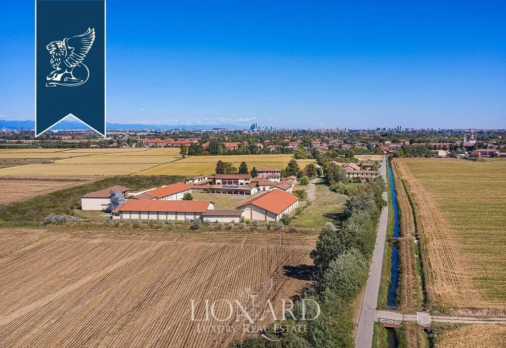 Vue aérienne - Luxury Villa with Organic Farm in Cusago