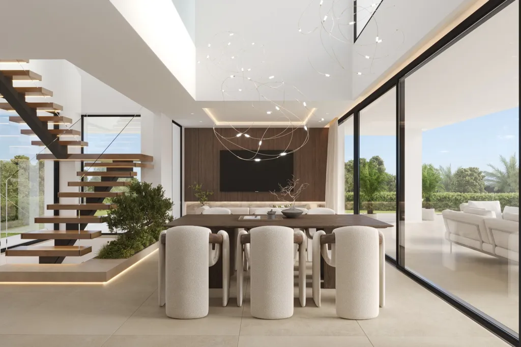 Söögituba - Modern Villa with Sea View in Estepona