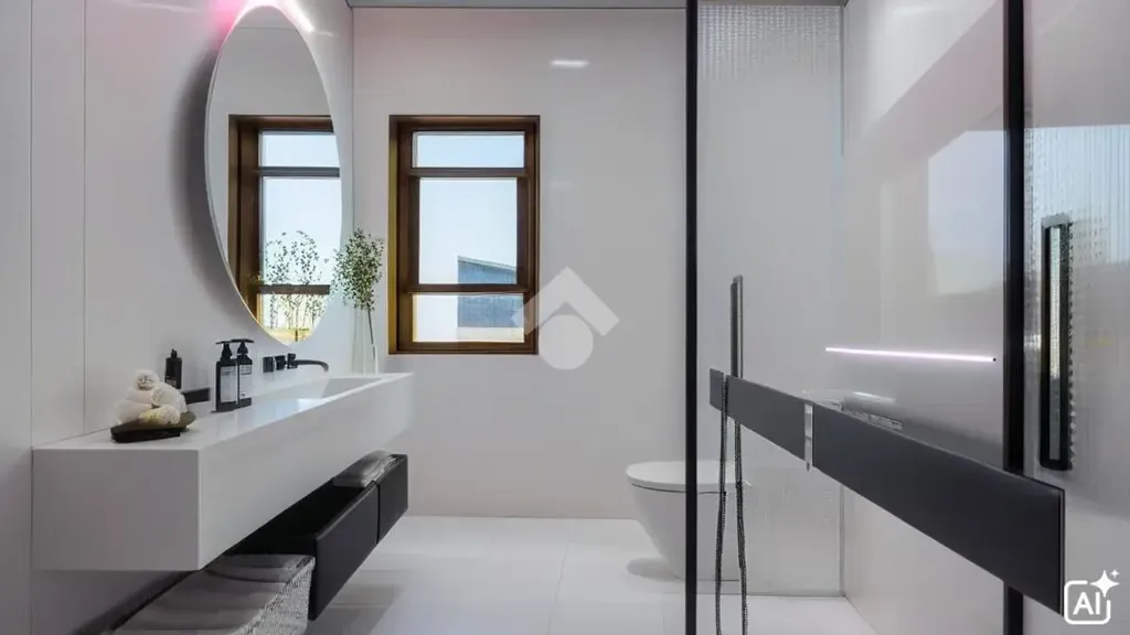 Salles de bain - Modern Apartment with Terrace in Verona