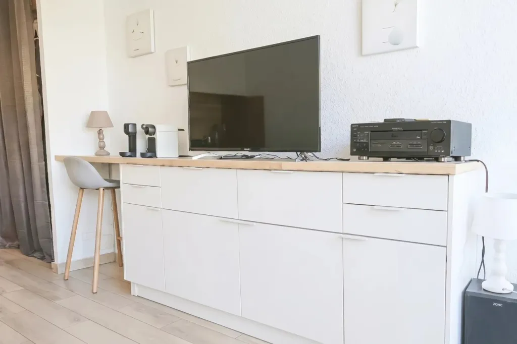 Séjour - Studio avec Piscine et Parc à Juan-les-Pins