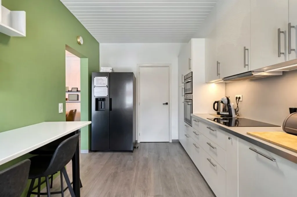 Kitchen - Renovated Apartment with Terrace in Boechout
