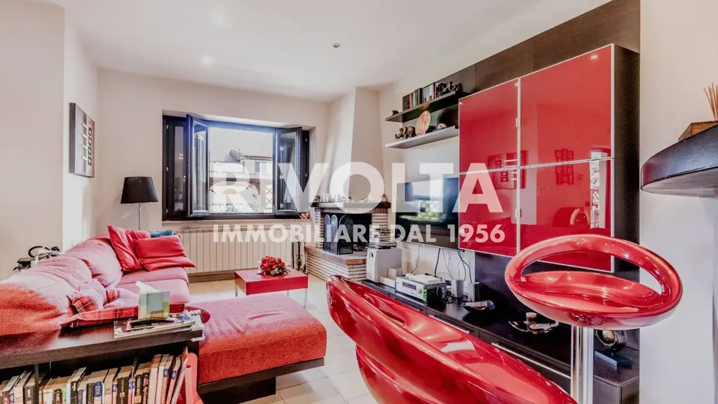 Séjour - Terraced Villa with Panoramic Terrace in Guidonia Montecelio