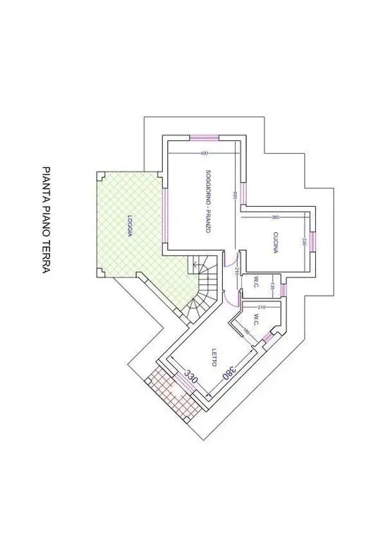 Floor Plan - Newly Built Villa with Pool in Budoni